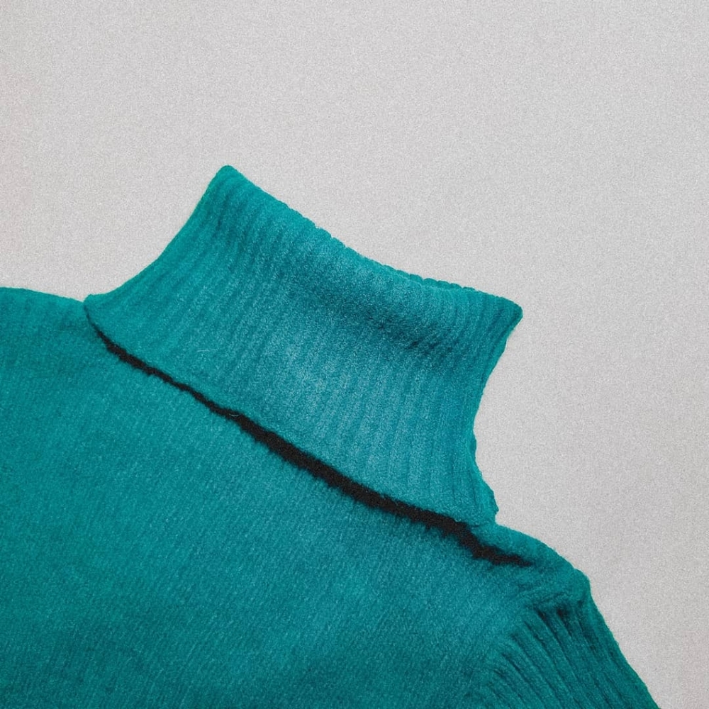 Emerald Green Turtle Neck Sweater